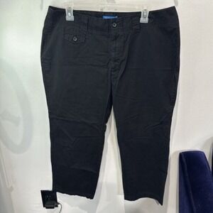 Dockers Nouveau Fit Black Slacks Women's Size 16